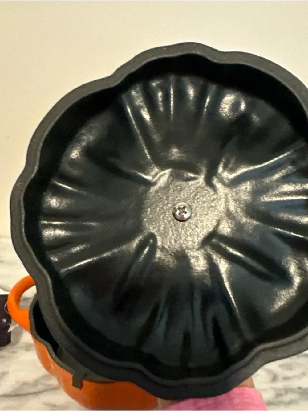 Pumpkin Shaped Covered Casserole Dish - Orange new with tags